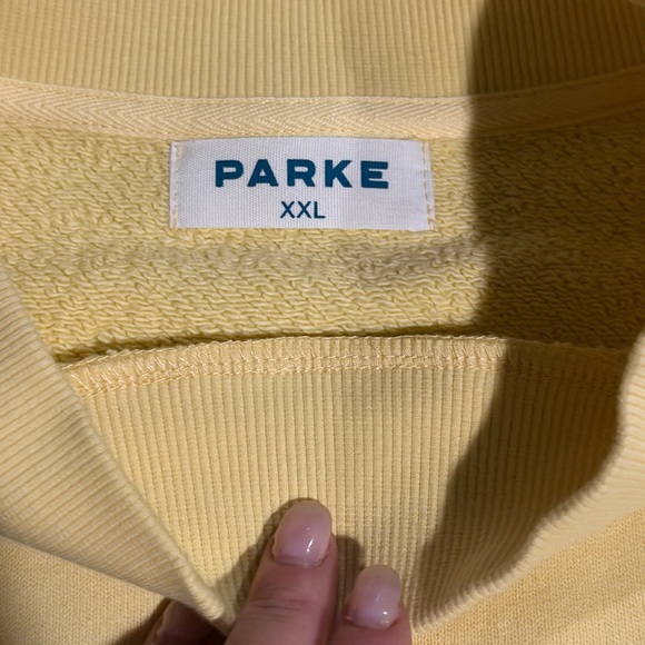 Parke Yellow & Pink Summerland Mockneck - XXL - Picture 3 of 4